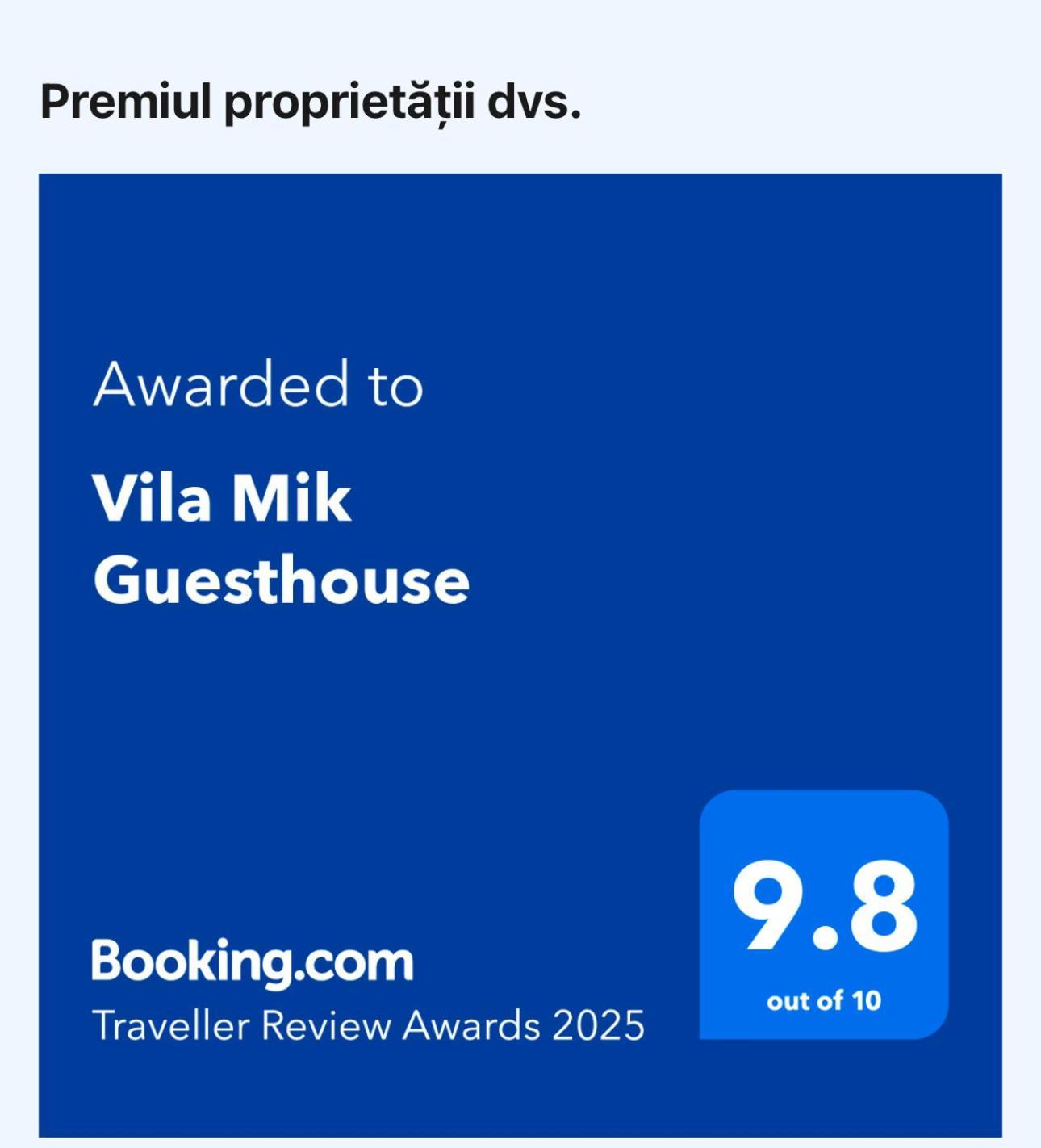 Vila Mik Guesthouse Sacele Exterior photo
